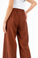 Brown Miranda Women Solid Pant