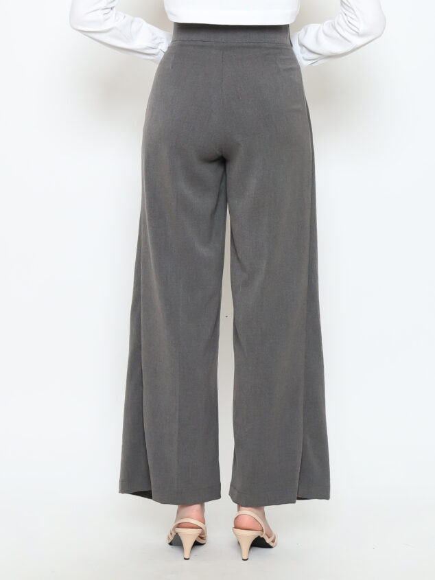 Dark Grey Miranda Women Solid Pant