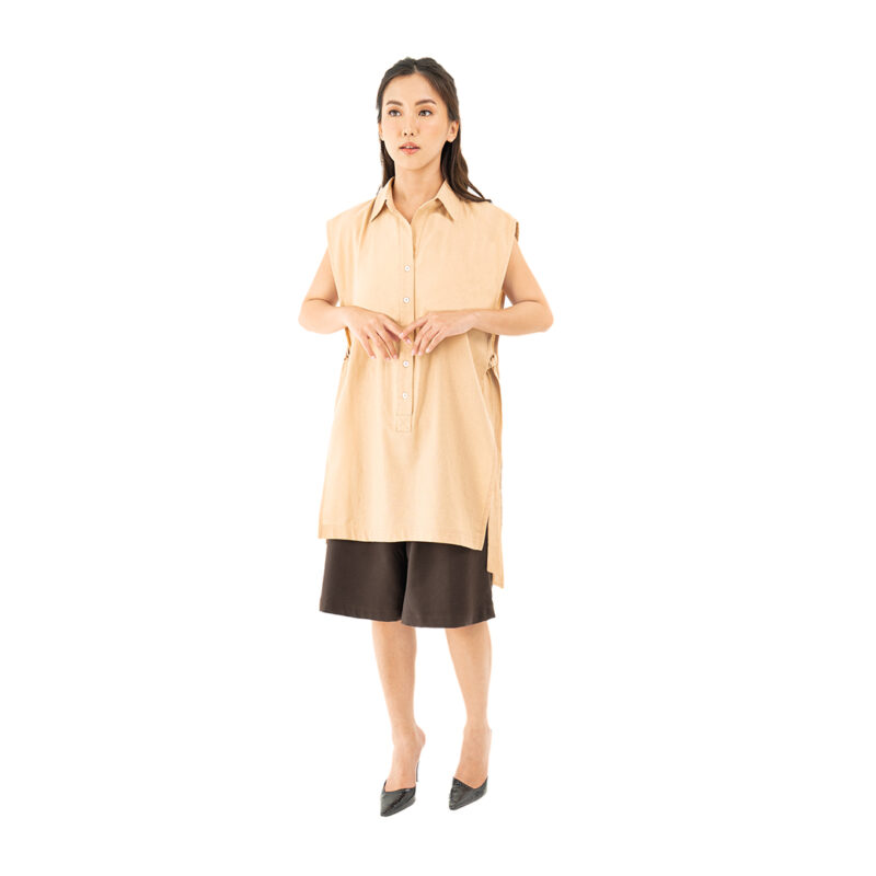 Cream Elona Linen Outer