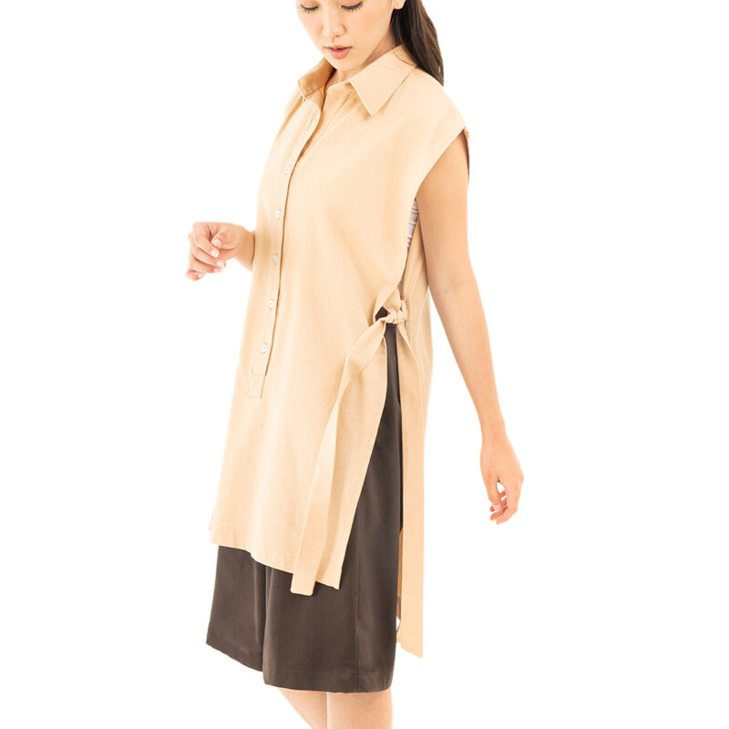 Cream Elona Linen Outer