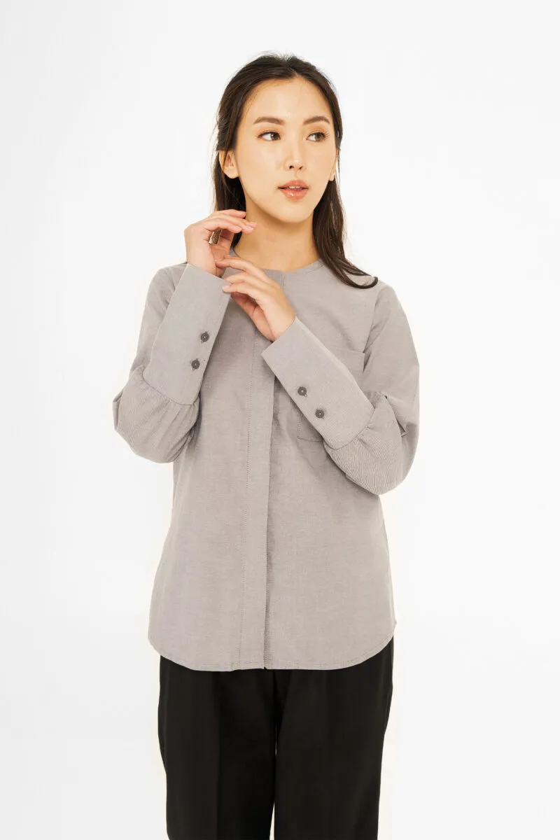 Grey Lynda Oxford Shirt
