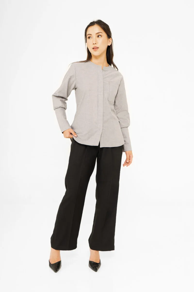 Grey Lynda Oxford Shirt