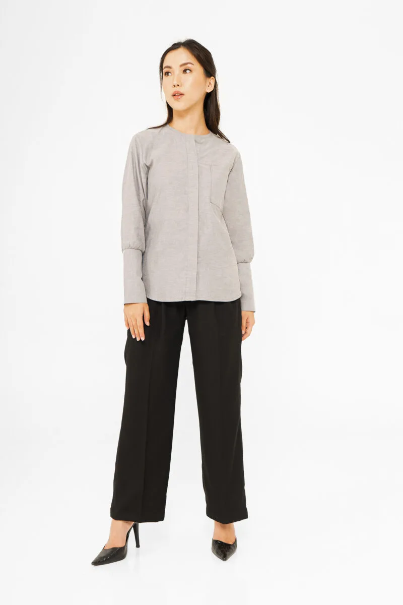 Grey Lynda Oxford Shirt