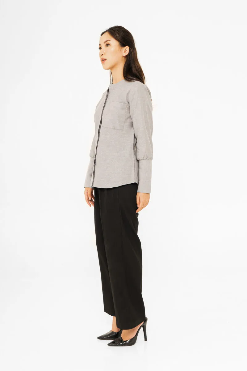 Grey Lynda Oxford Shirt
