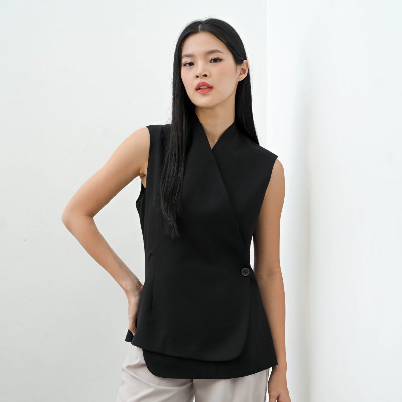 Black Ella Vest Prime