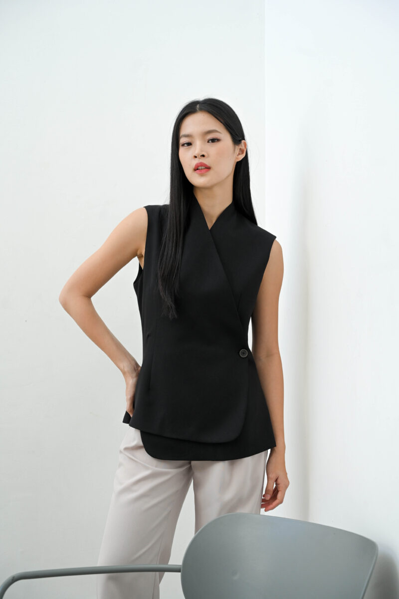 Black Ella Vest Prime