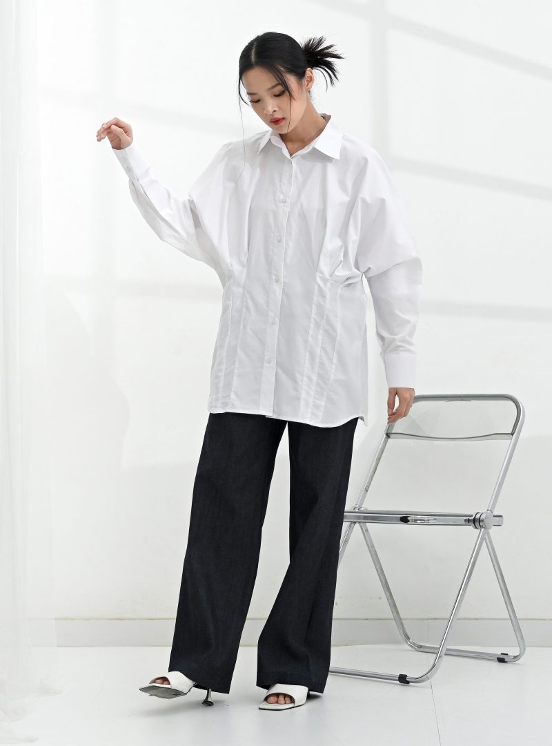 White Amelia Oxford Shirt