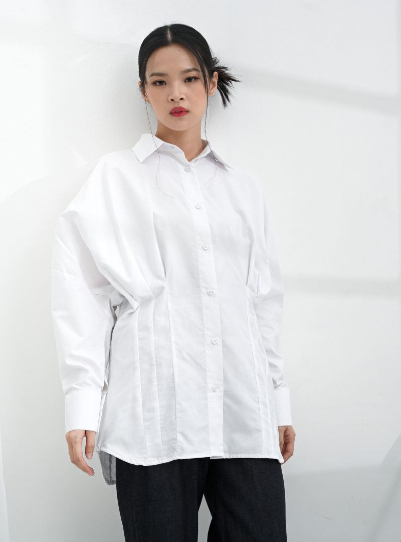 White Amelia Oxford Shirt