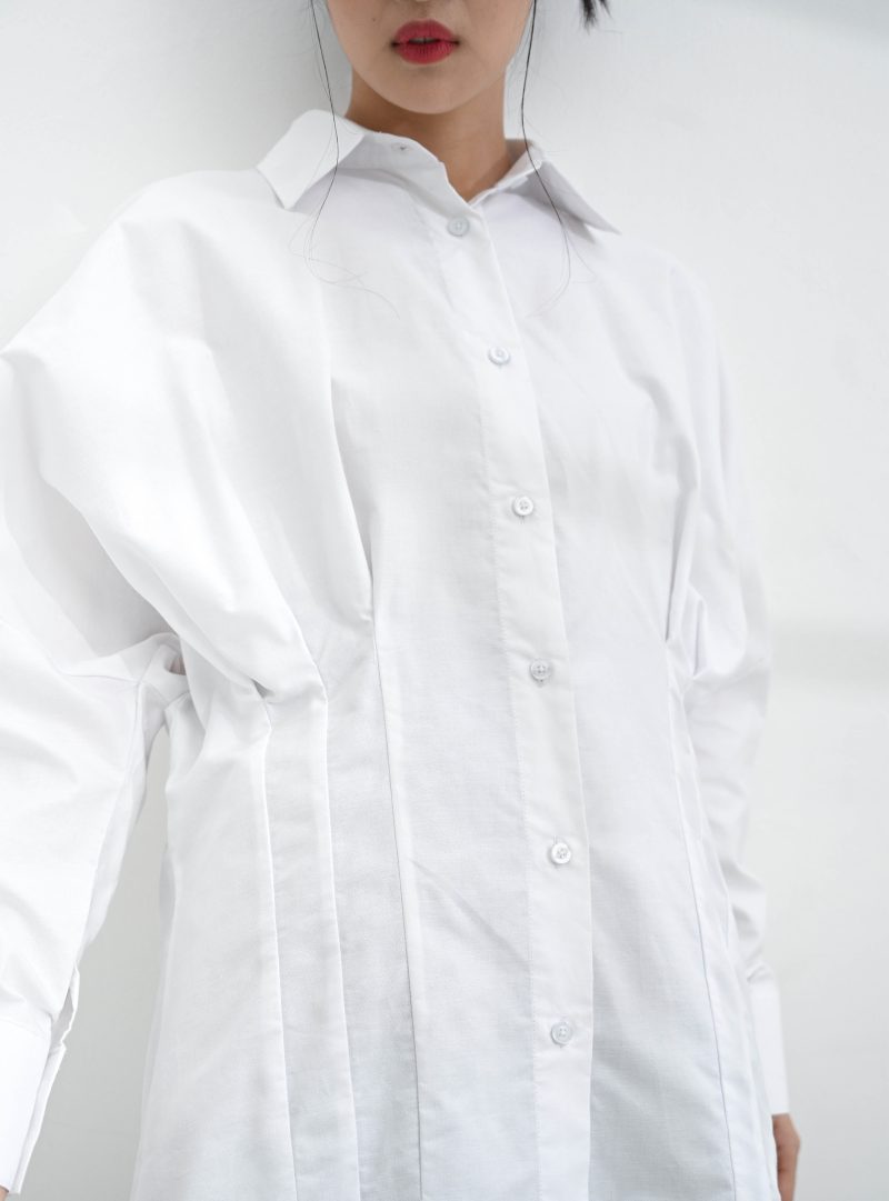 White Amelia Oxford Shirt