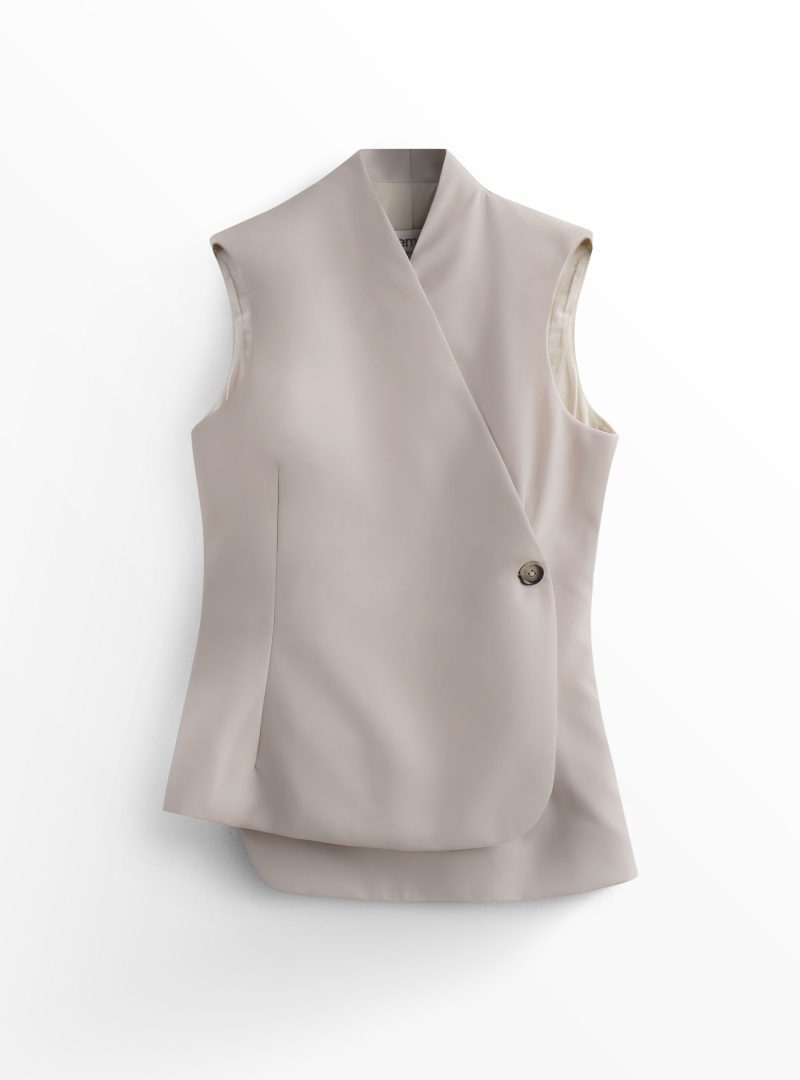 Cream Ella Vest Prime