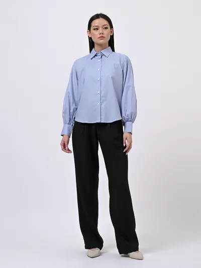 Maya Blue Rose Shirt