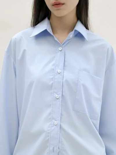 Femmi Blue Allday Over Shirt