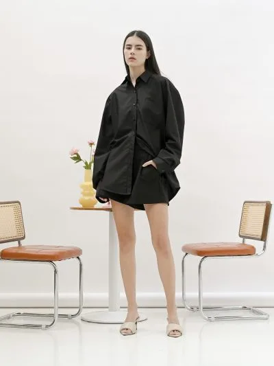 Femmi Blue Allday Over Shirt