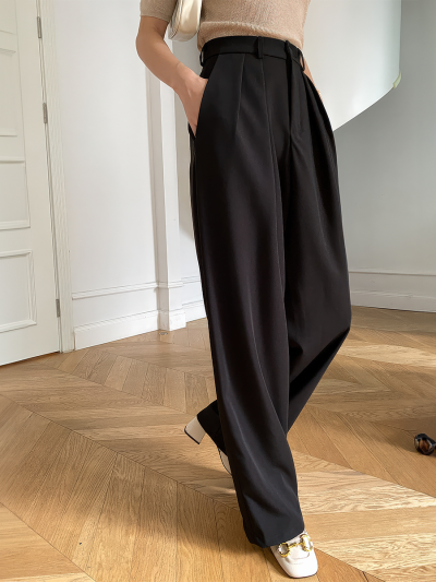 Femmi Black Wide Pant