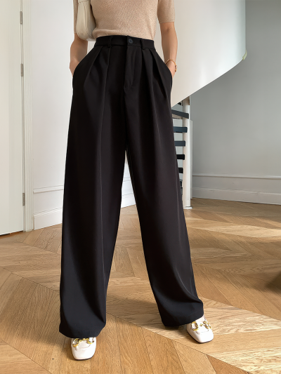 Black Wide Pant