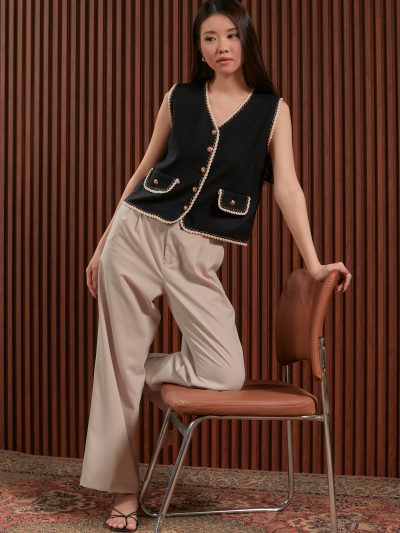 Black Ella Lux Vest